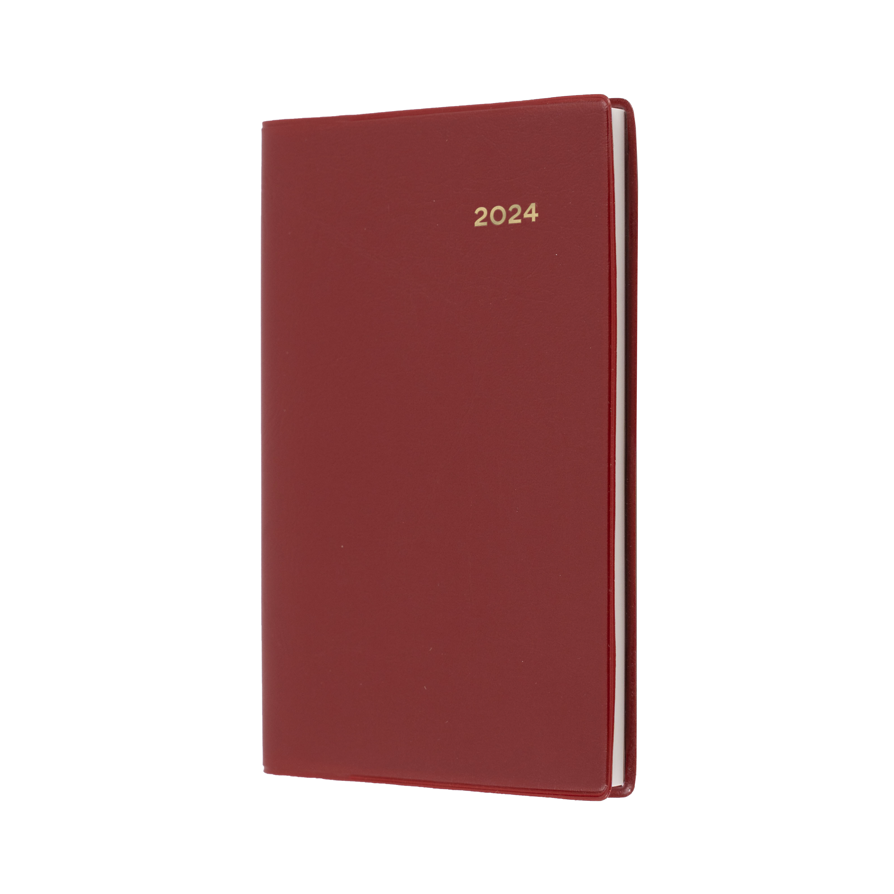 Belmont Pocket 2024 Diary - Week to View, Size B7R Burgundy / B7R (125 x 80mm)