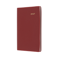 2027 Calendar Year Diary/Planner - 12 Month B7R Week to View - PVC Cover - Collins Belmont Range