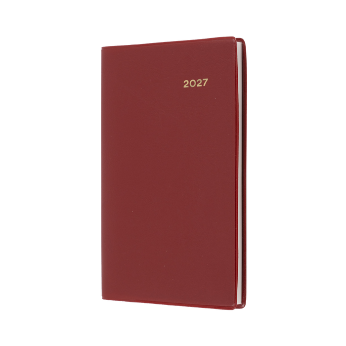 2027 Calendar Year Diary/Planner - 12 Month B7R Week to View - PVC Cover - Collins Belmont Range