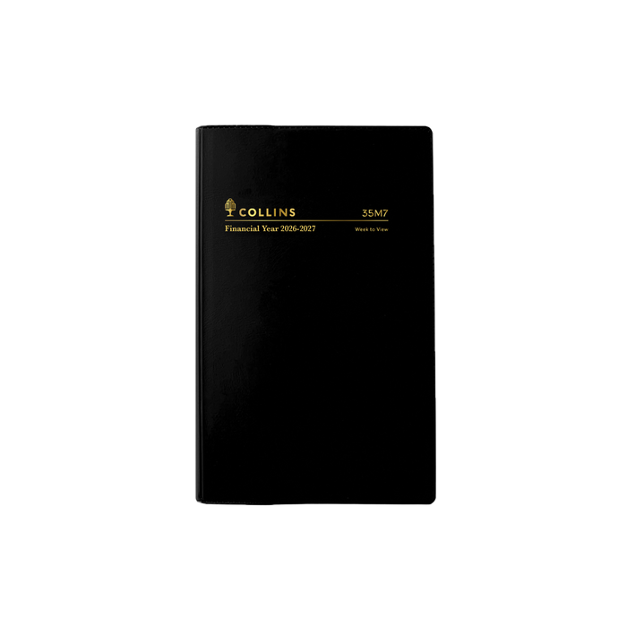 2026 - 2027 Financial Year Diary/Planner - 12 Month B7R Week to View Diary - Hard Cover - Collins M Series Range
