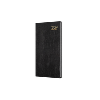 2027 Calendar Year Diary/Planner - 12 Month B6/7 Slimline Week to View - Hard Cover - Collins Kyoto Range
