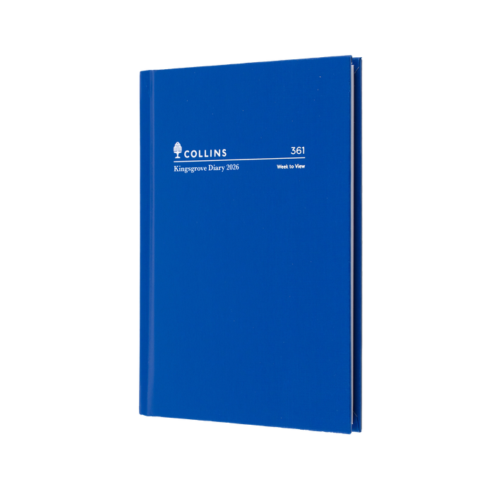 Kingsgrove Calendar Year 2026 Diary/Planner, Week to View, A6 Hard Cover