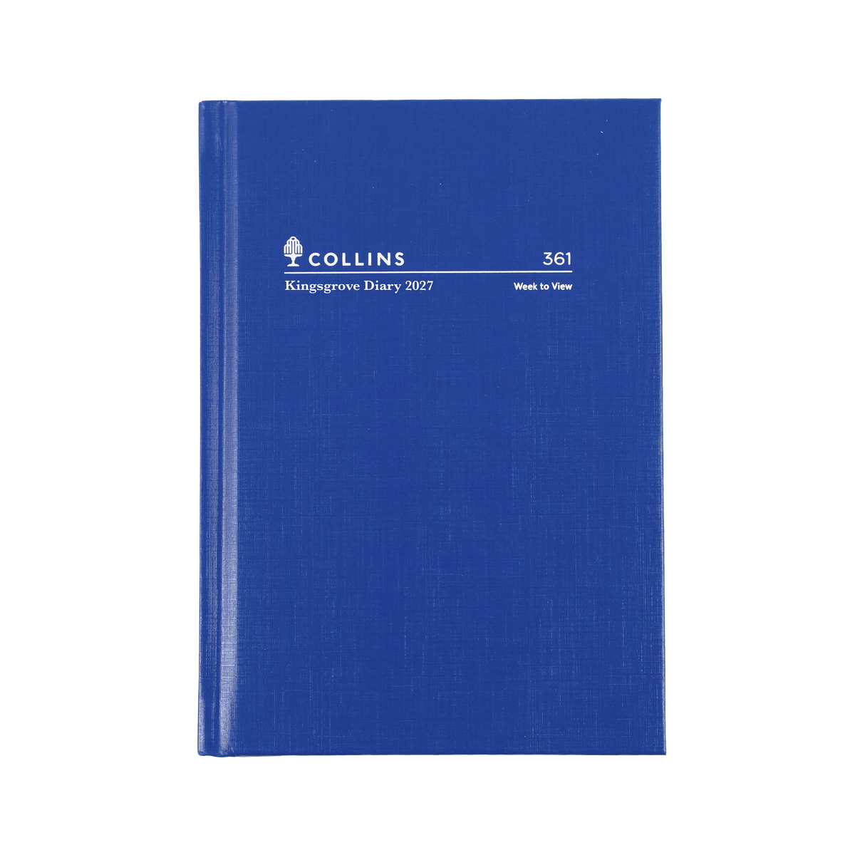 2027 Calendar Year Diary/Planner - 12 Month A6 Week to View - Hard Cover - Collins Kingsgrove Range