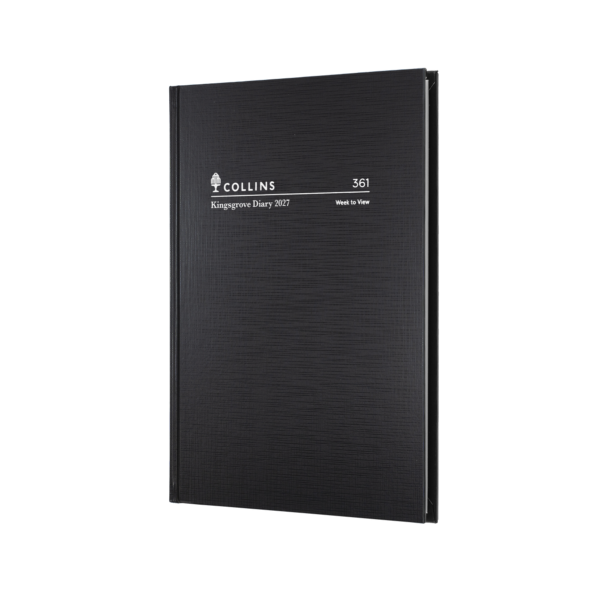 2027 Calendar Year Diary/Planner - 12 Month A6 Week to View - Hard Cover - Collins Kingsgrove Range