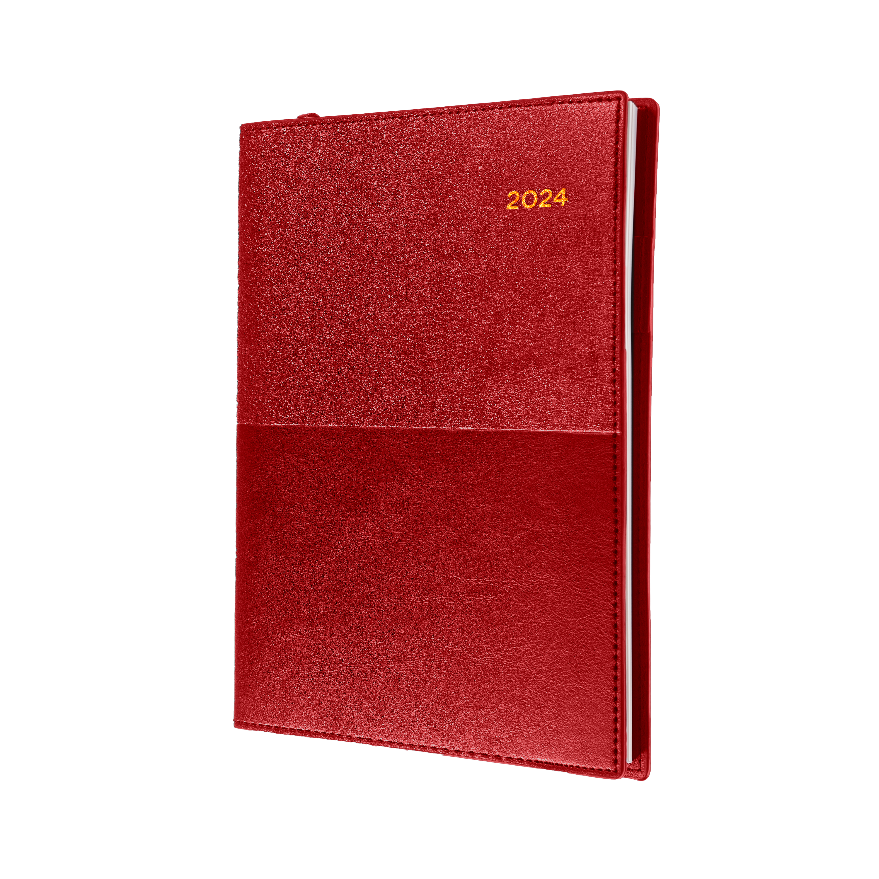 Vanessa 2024 Diary - Week to View, Size A6 Red / A6 (148 x 105mm)