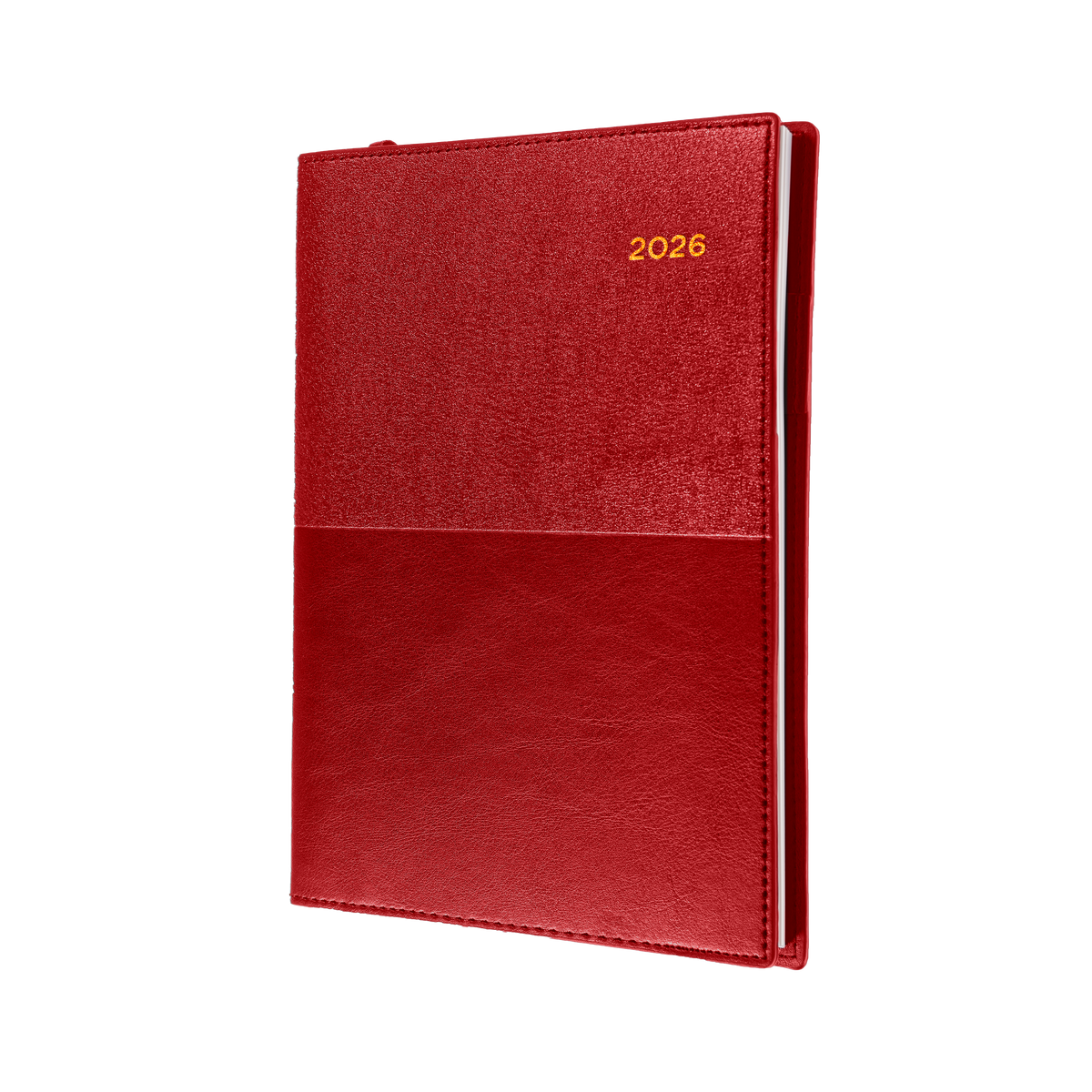 Vanessa Calendar Year 2026 Diary/Planner, Week to View, A6 PU Soft Cover