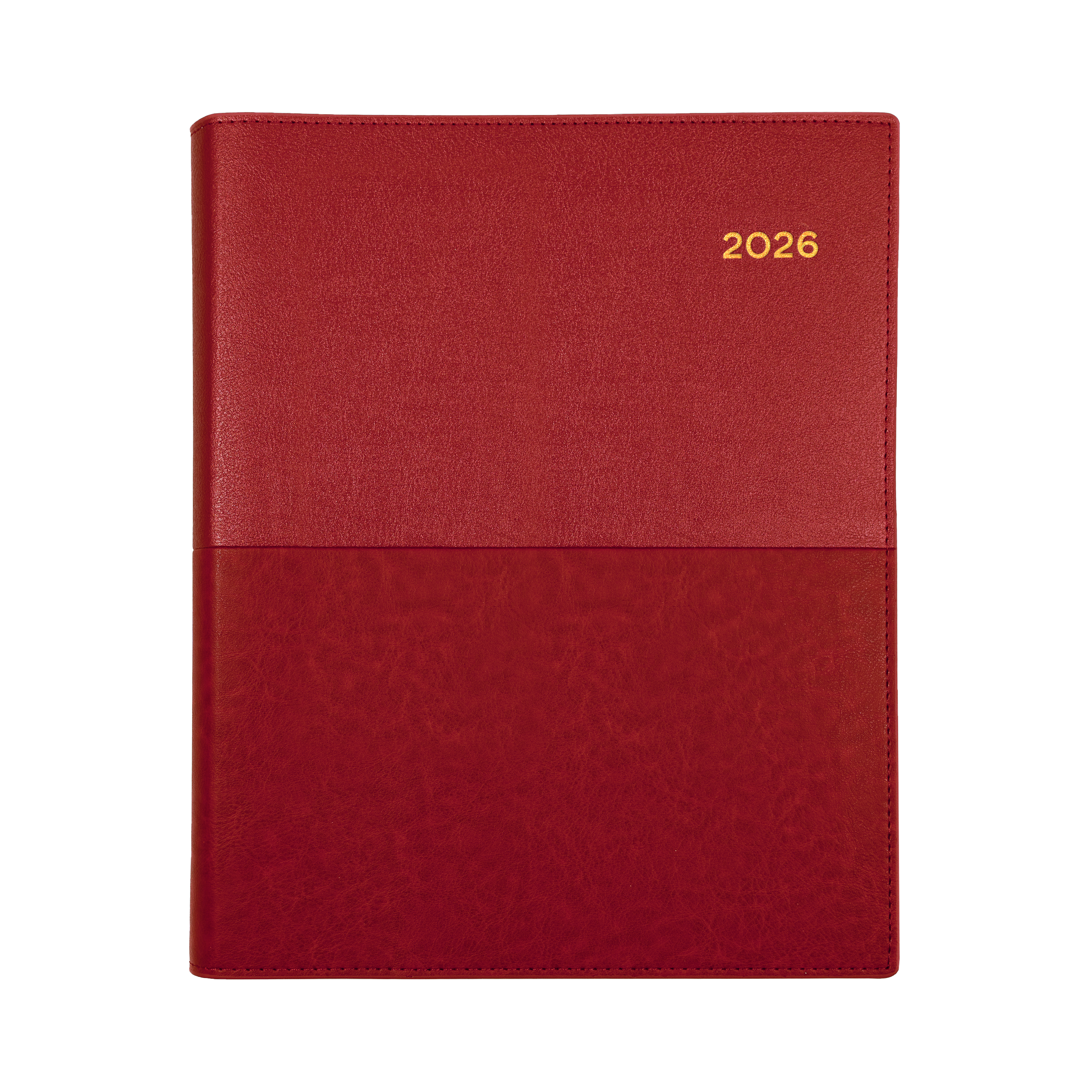 Vanessa Calendar Year 2026 Diary/Planner, Week to View, A6 PU Soft Cover