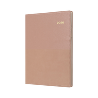 Vanessa Calendar Year 2026 Diary/Planner, Week to View, A6 PU Soft Cover