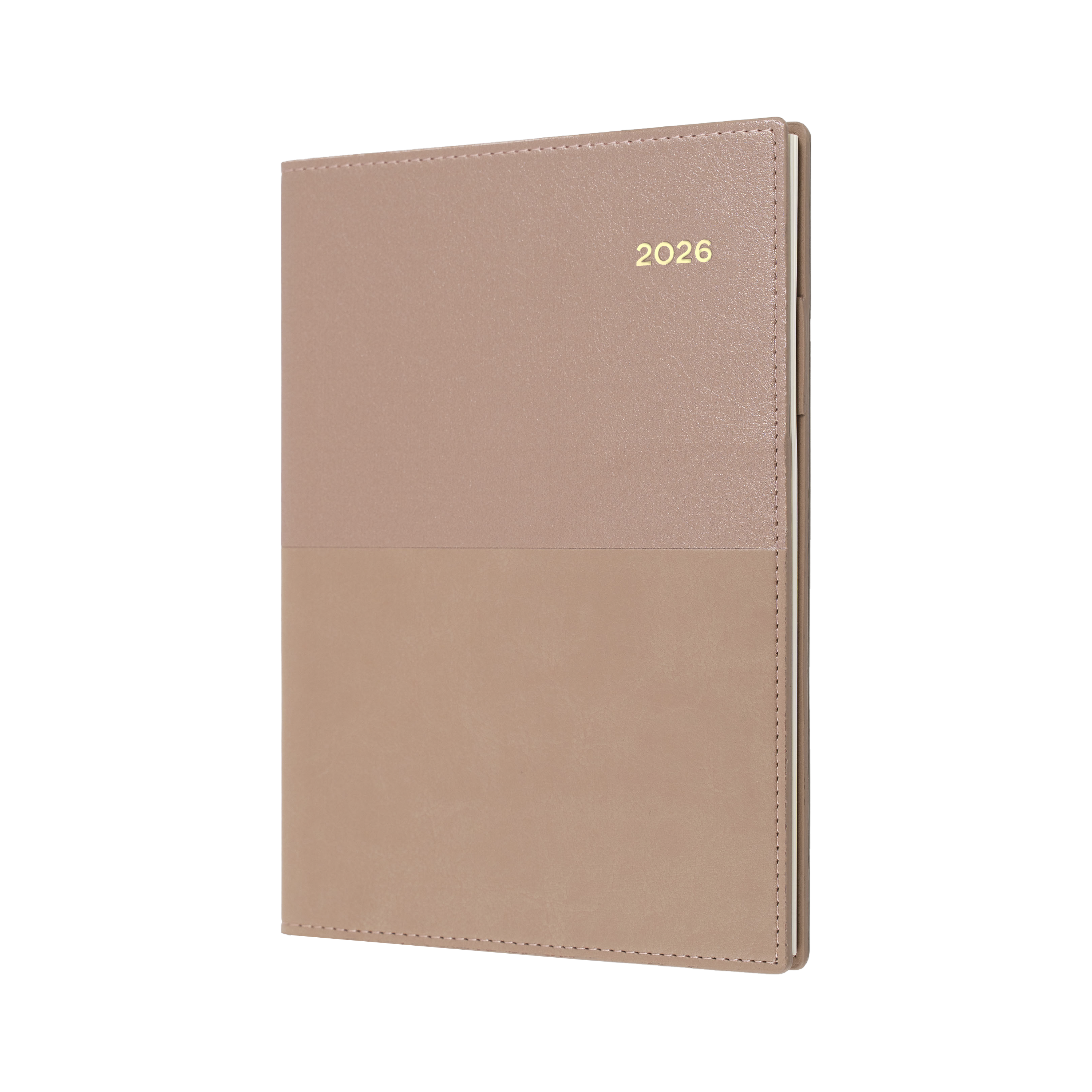 Vanessa Calendar Year 2026 Diary/Planner, Week to View, A6 PU Soft Cover