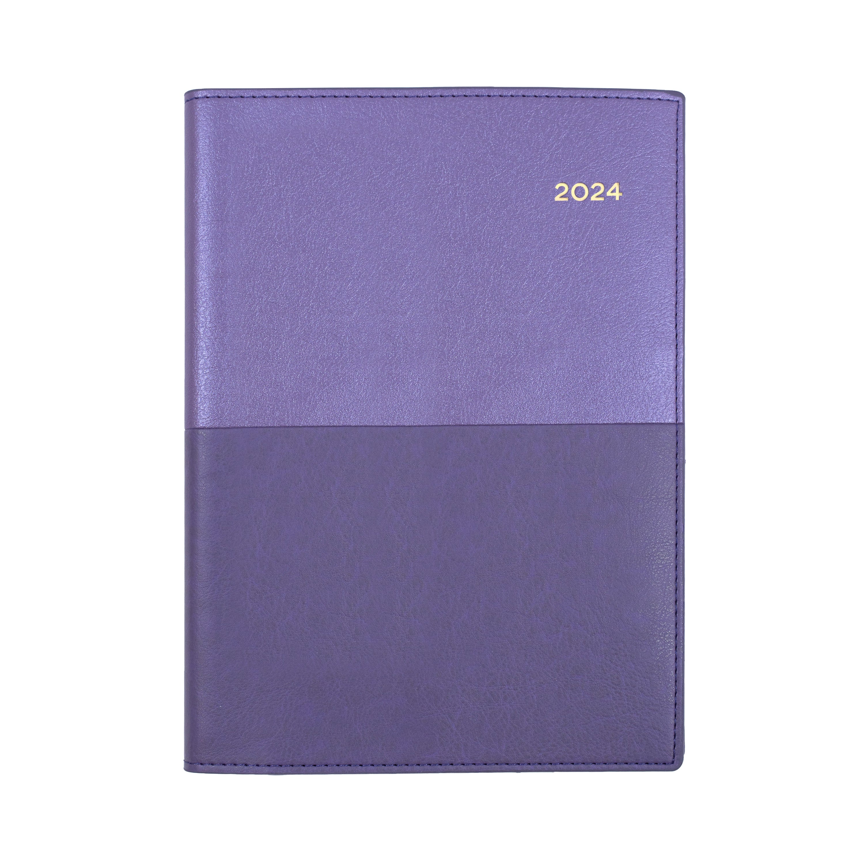 Vanessa 2024 Diary - Week to View, Size A6 Purple / A6 (148 x 105mm)