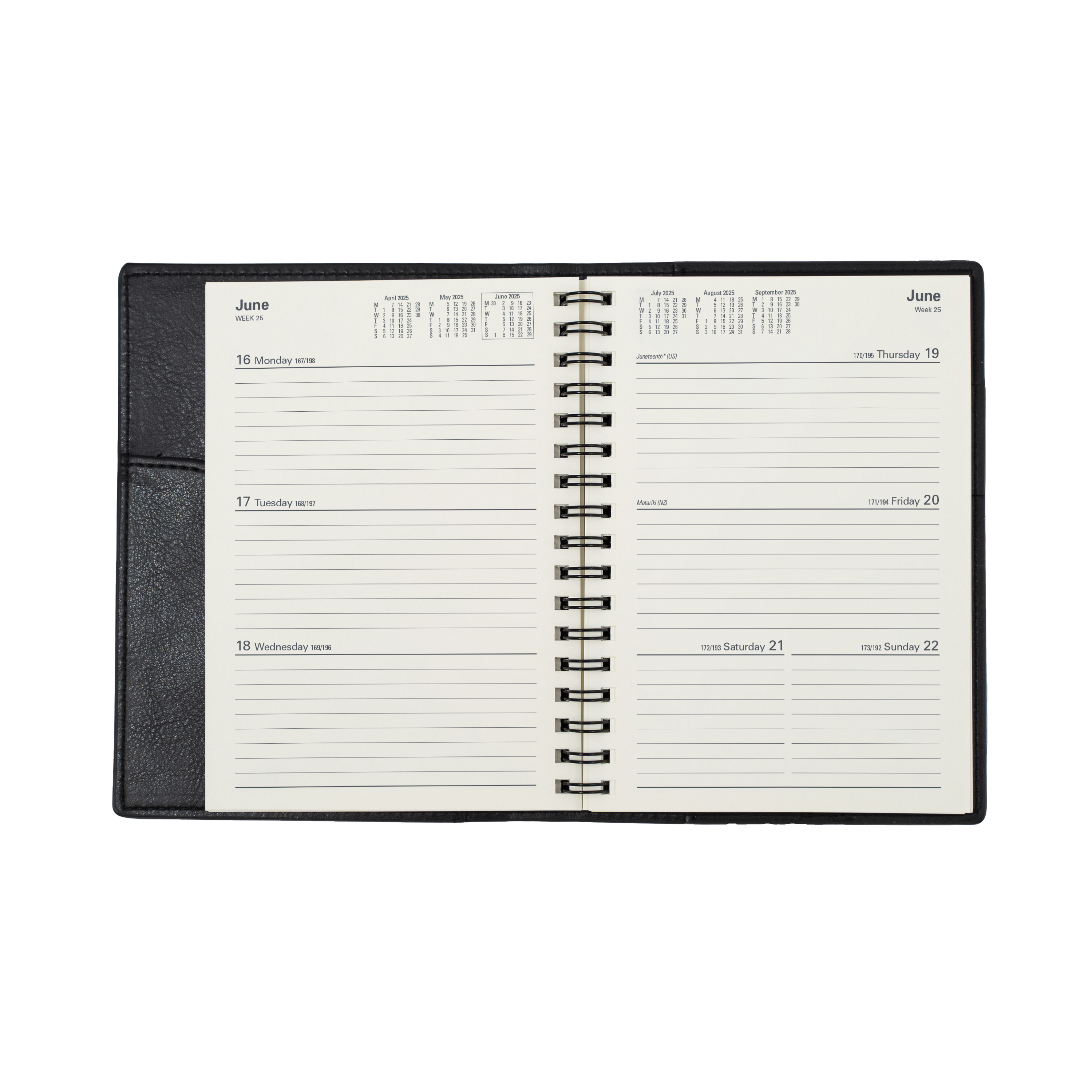 Vanessa - A6 - Week-to-View - 2025 Calendar Year Diary/Planner