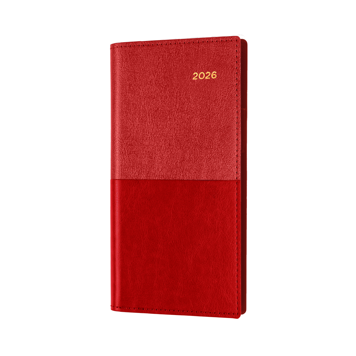 Vanessa Calendar Year 2026 Diary/Planner, Week to View (Landscape), B6/7 PU Soft Cover