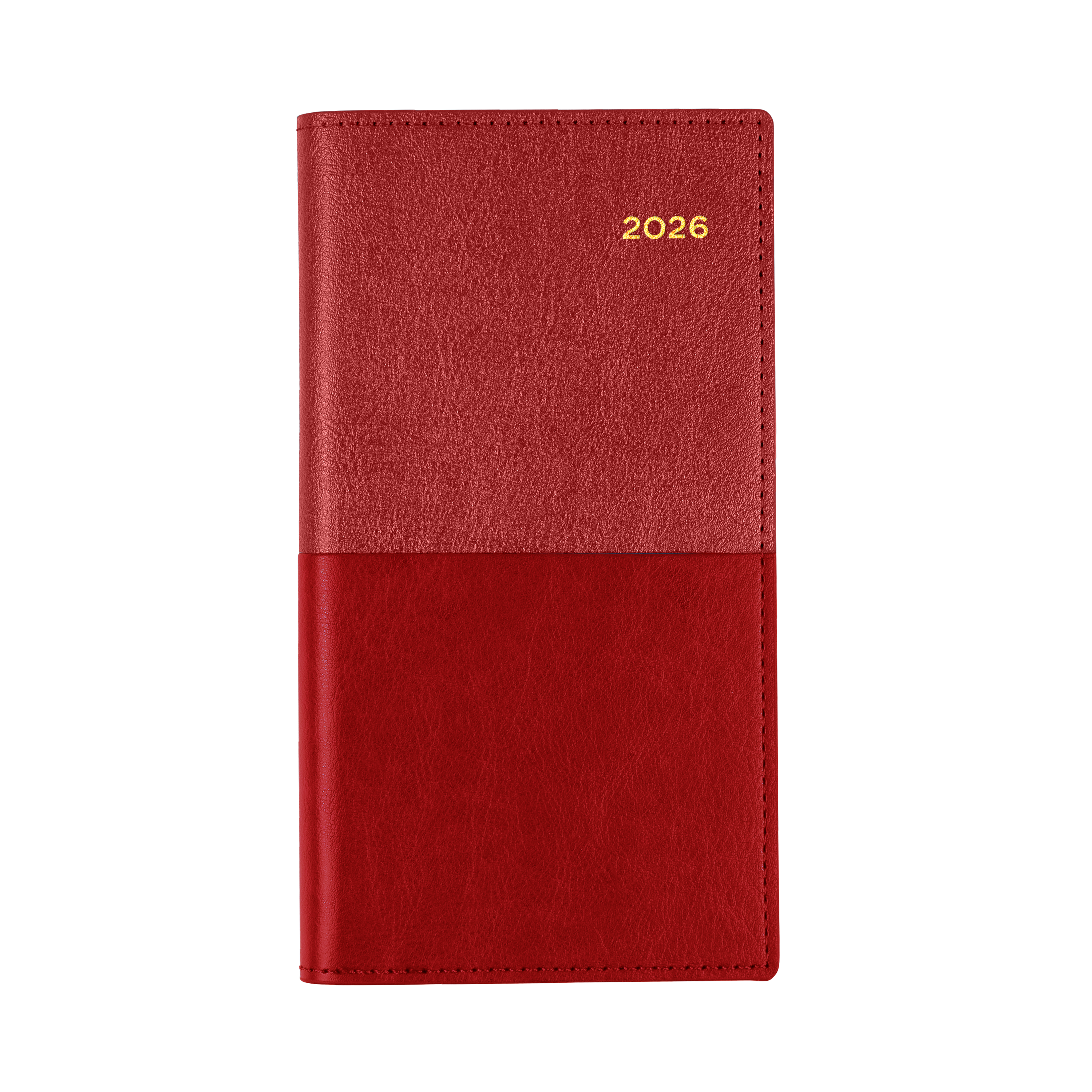 Vanessa Calendar Year 2026 Diary/Planner, Week to View (Landscape), B6/7 PU Soft Cover