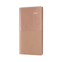 Vanessa Calendar Year 2026 Diary/Planner, Week to View (Landscape), B6/7 PU Soft Cover