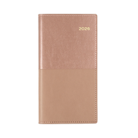 Vanessa Calendar Year 2026 Diary/Planner, Week to View (Landscape), B6/7 PU Soft Cover