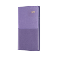Vanessa Calendar Year 2026 Diary/Planner, Week to View (Landscape), B6/7 PU Soft Cover