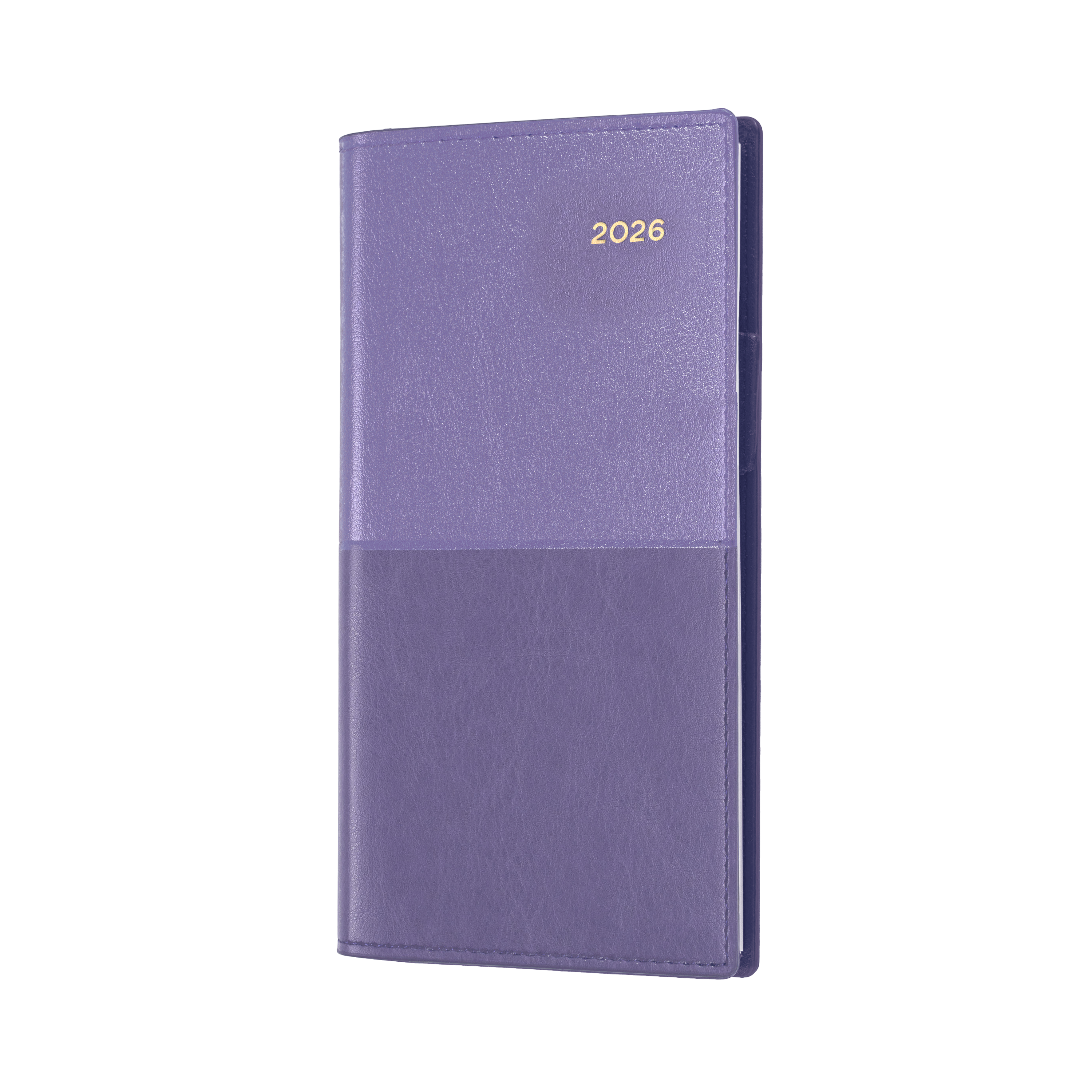 Vanessa Calendar Year 2026 Diary/Planner, Week to View (Landscape), B6/7 PU Soft Cover