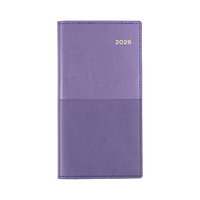 Vanessa Calendar Year 2026 Diary/Planner, Week to View (Landscape), B6/7 PU Soft Cover