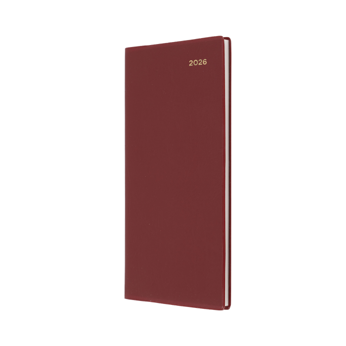 Belmont Calendar Year 2026 Diary/Planner, Week to View (Landscape), B6/7 Hard Cover