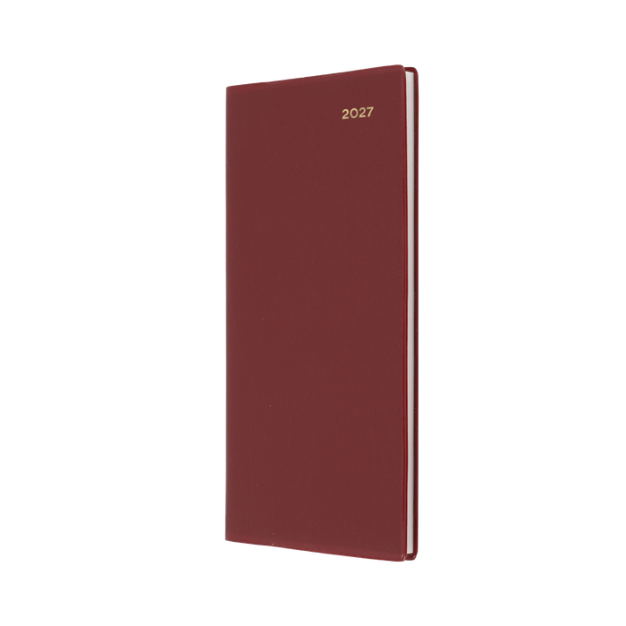 2027 Calendar Year Diary/Planner - 12 Month B6/7 (Landscape) Week to View - PVC Cover - Collins Belmont Range