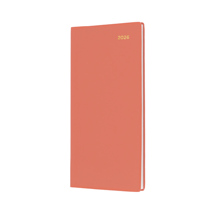 Belmont Slimline Calendar Year 2026 Diary/Planner, Week to View (Portrait), B6/7 Padded Cover