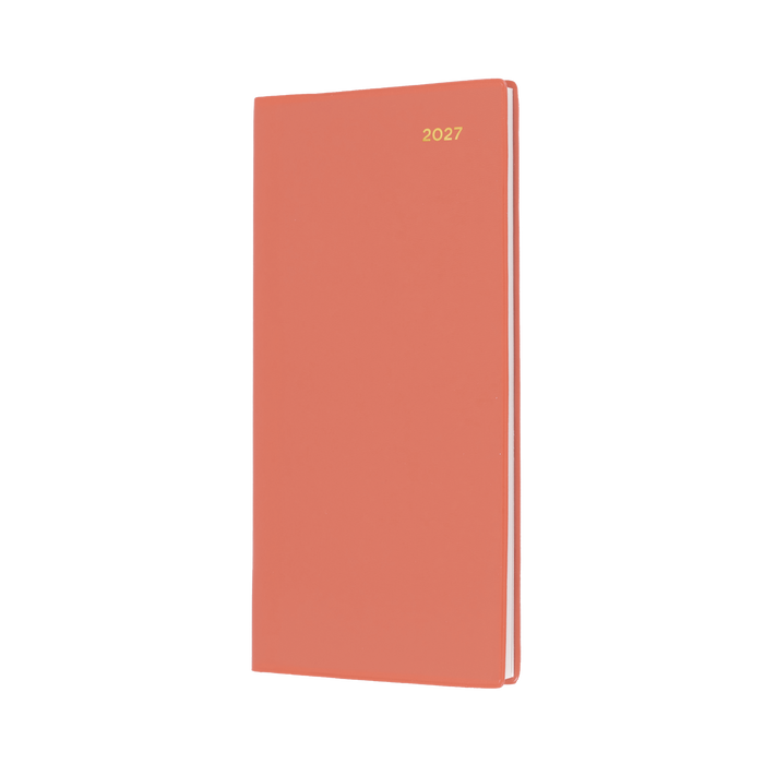 2027 Calendar Year Diary/Planner - 12 Month B6/7 Slimline Week to View - PVC Cover - Collins Belmont Range
