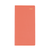 2027 Calendar Year Diary/Planner - 12 Month B6/7 Slimline Week to View - PVC Cover - Collins Belmont Range
