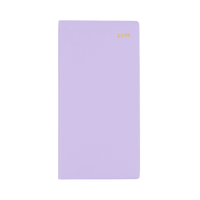 2027 Calendar Year Diary/Planner - 12 Month B6/7 Slimline Week to View - PVC Cover - Collins Belmont Range