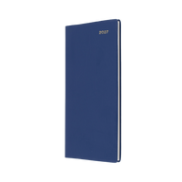 2027 Calendar Year Diary/Planner - 12 Month B6/7 Slimline Week to View - PVC Cover - Collins Belmont Range