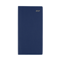 2027 Calendar Year Diary/Planner - 12 Month B6/7 Slimline Week to View - PVC Cover - Collins Belmont Range