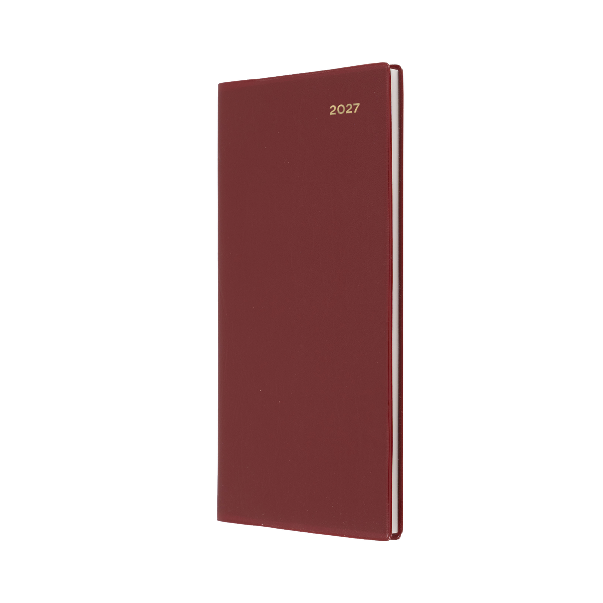 2027 Calendar Year Diary/Planner - 12 Month B6/7 Slimline Week to View - PVC Cover - Collins Belmont Range