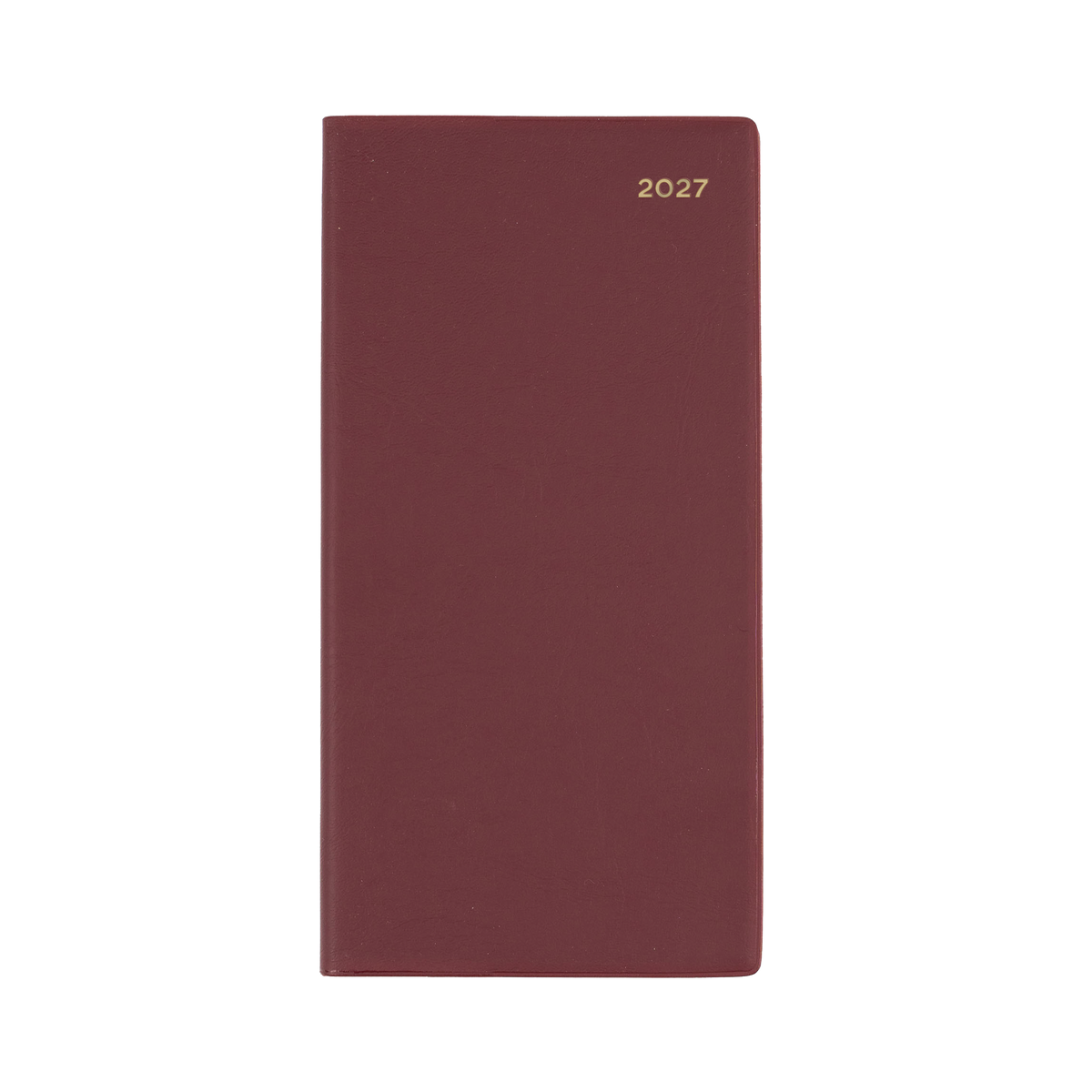 2027 Calendar Year Diary/Planner - 12 Month B6/7 Slimline Week to View - PVC Cover - Collins Belmont Range