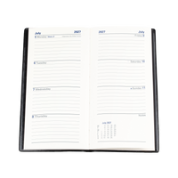 2027 Calendar Year Diary/Planner - 12 Month B6/7 Slimline Week to View - PVC Cover - Collins Belmont Range
