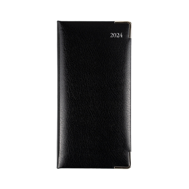 Management 2024 Diary - Week to View (Landscape), Size B6/7 Black / B6/7 (176 x 88mm)