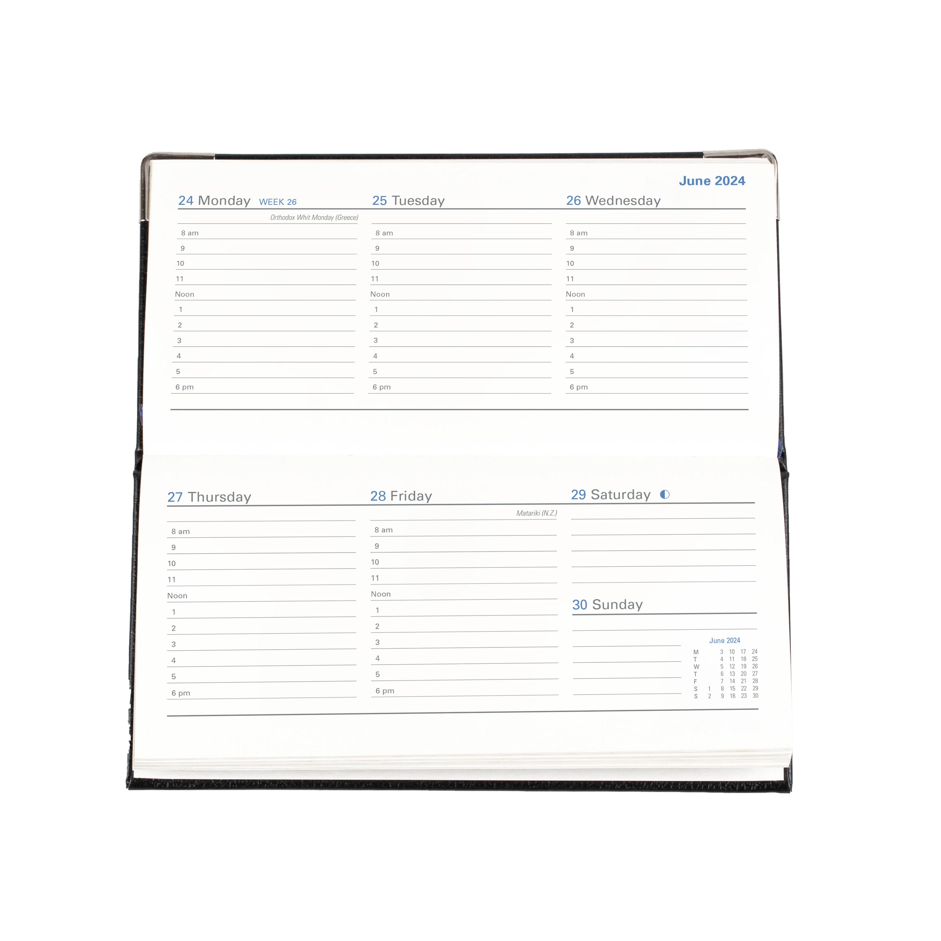 Management -B6/7 - Week-to-View - 2025 Calendar Year Diary/Planner