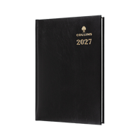 2027 Calendar Year Diary/Planner - 12 Month A5 Week to View - Hard Cover - Collins Sterling Range