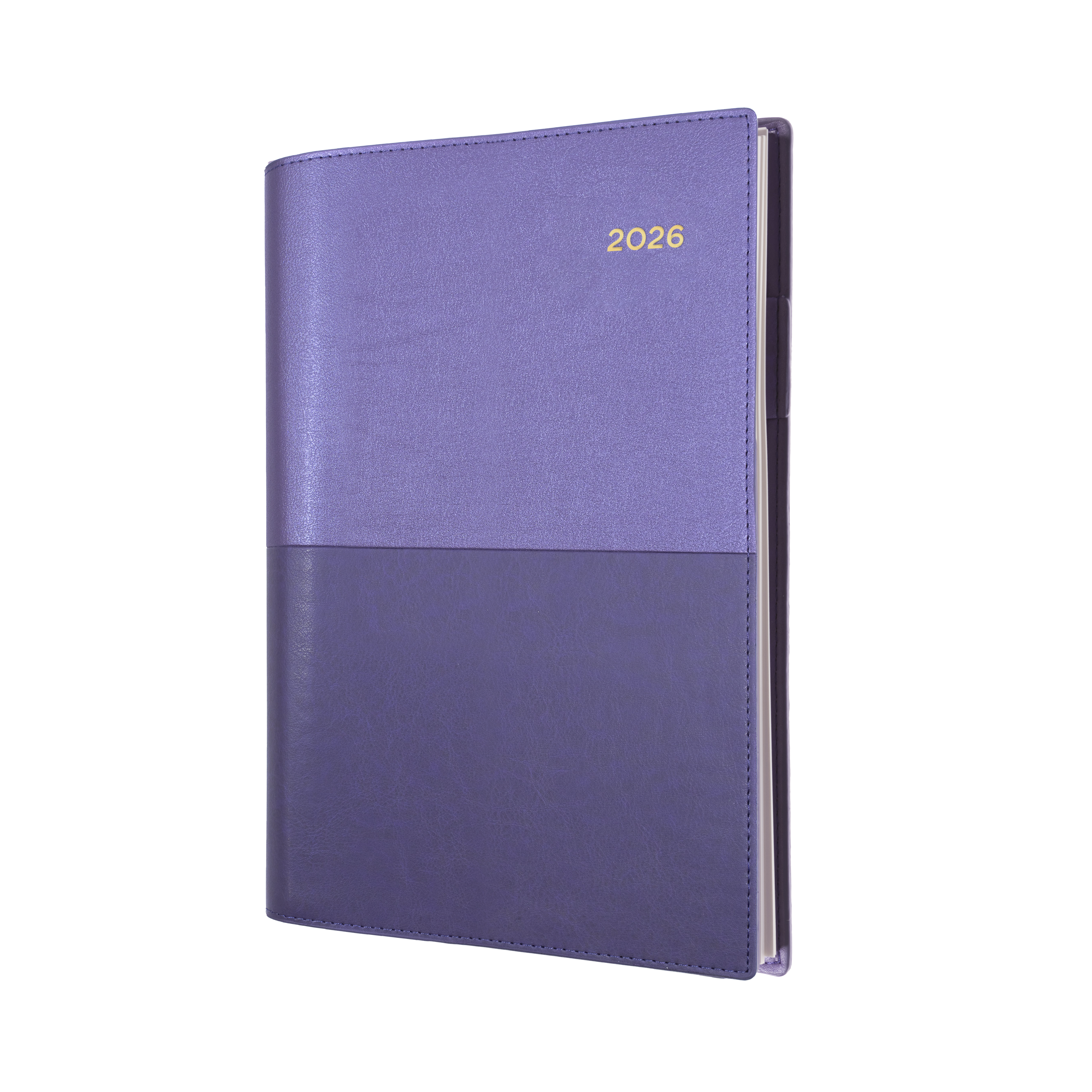 Vanessa Calendar Year 2026 Diary/Planner, Week to View, A5 PU Soft Cover