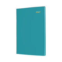 2027 Calendar Year Diary/Planner - 12 Month A5 Week to View - PVC Cover - Collins Belmont Range