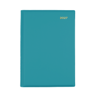 2027 Calendar Year Diary/Planner - 12 Month A5 Week to View - PVC Cover - Collins Belmont Range