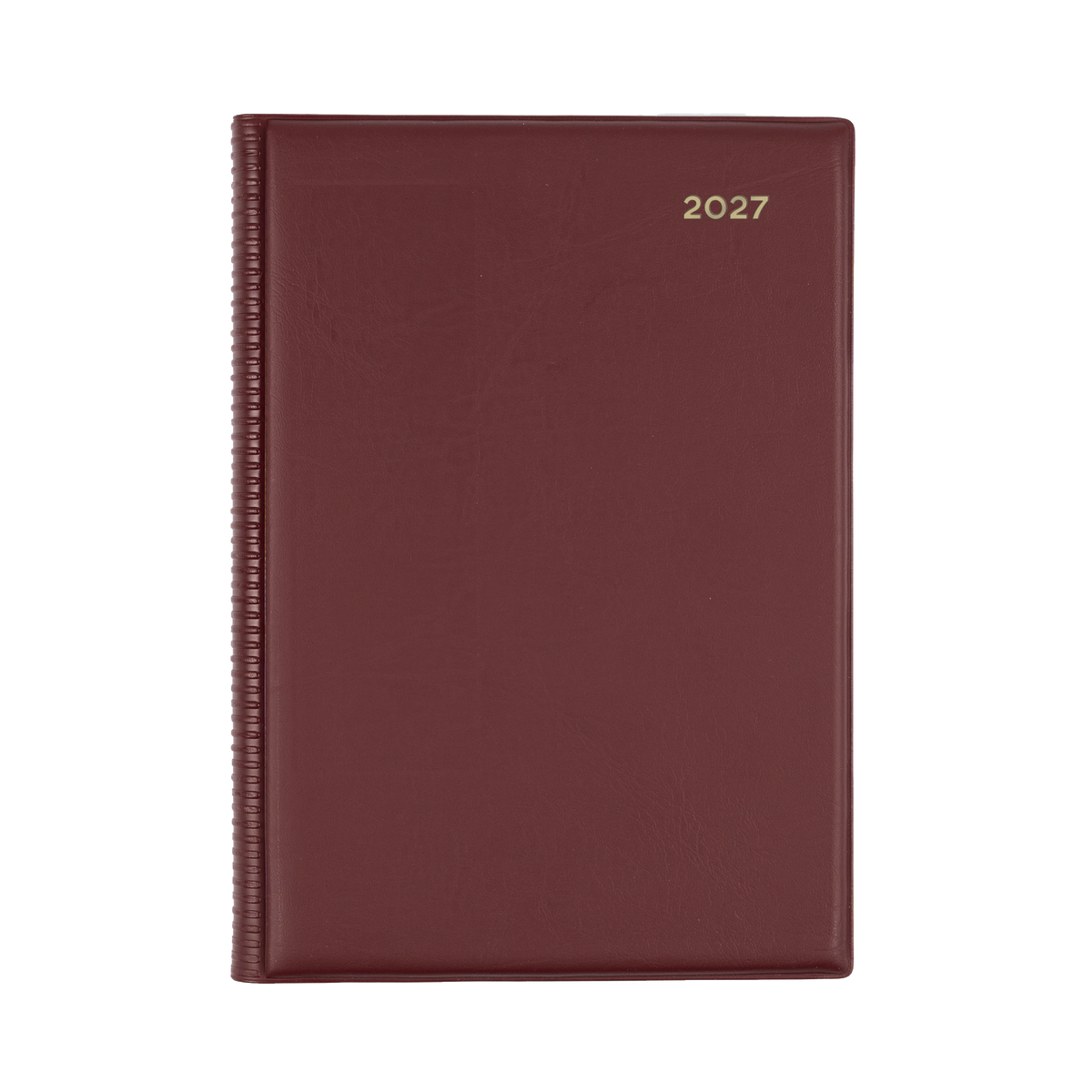 2027 Calendar Year Diary/Planner - 12 Month A5 Week to View - PVC Cover - Collins Belmont Range