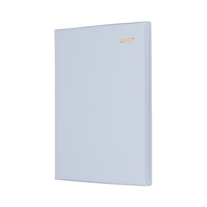2027 Calendar Year Diary/Planner - 12 Month A5 Week to View - PVC Cover - Collins Belmont Range