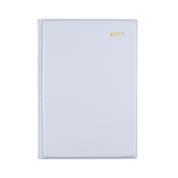 2027 Calendar Year Diary/Planner - 12 Month A5 Week to View - PVC Cover - Collins Belmont Range