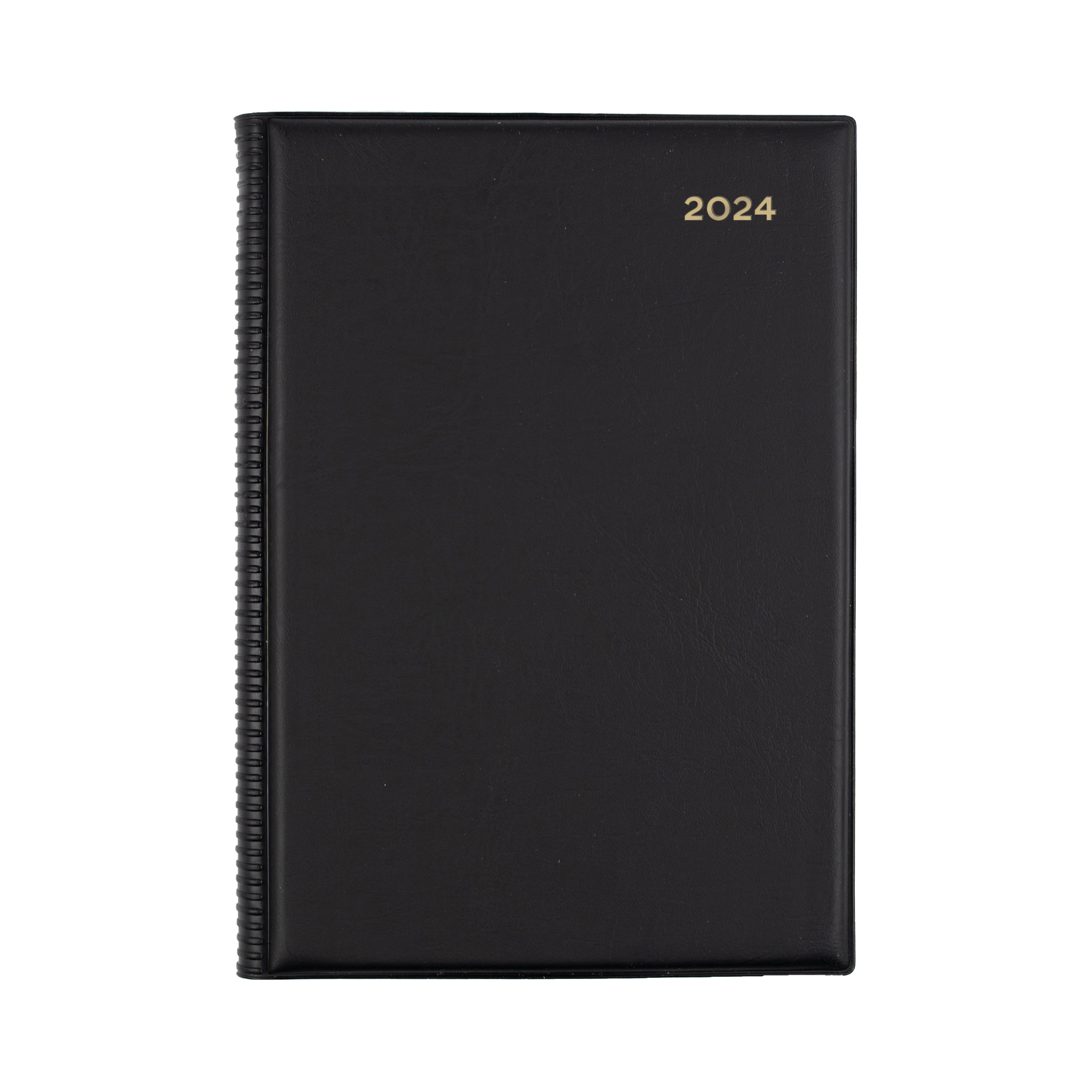 Belmont Desk 2024 Diary - Week to View, Size A5 Black / A5 (210 x 148mm)