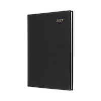 2027 Calendar Year Diary/Planner - 12 Month A5 Week to View - PVC Cover - Collins Belmont Range