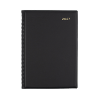 2027 Calendar Year Diary/Planner - 12 Month A5 Week to View - PVC Cover - Collins Belmont Range