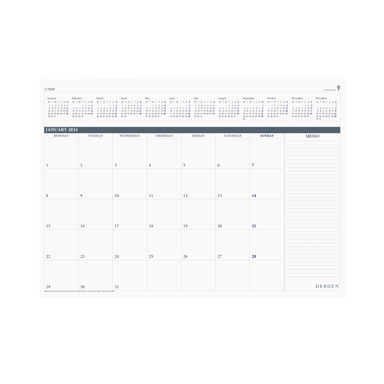 Desktop Planner Refill 2024 - Month to view (370 x 530mm)