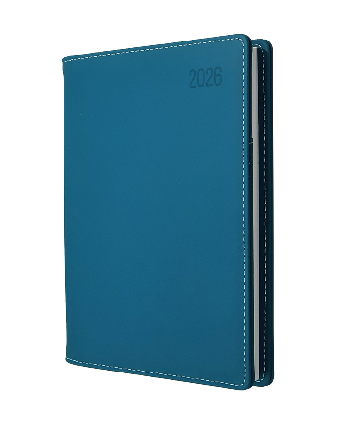 Associate II Calendar Year 2026 Diary/Planner, Week to View, A4 PU Padded Cover