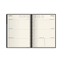 2027 Calendar Year Diary/Planner - 12 Month A4 Week to View - PU Padded Cover - Collins Associate II Range
