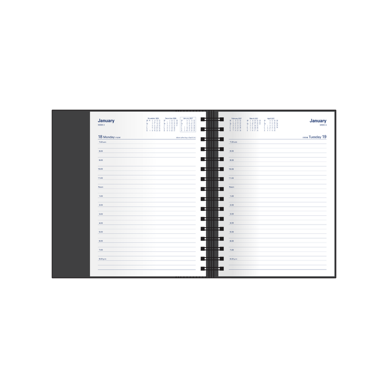 2027 Calendar Year Diary/Planner - 12 Month A5 Day to Page - Hard Cover - Collins Associate Range