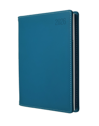 Associate II Calendar Year 2026 Diary/Planner, Day to Page, A5 PU Padded Cover